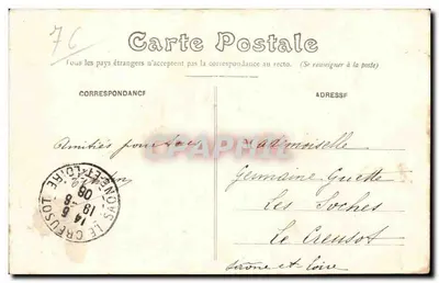 Dieppe - De Kade - Storm — Uitgever : 1290 — Achterkant