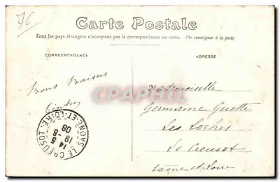 Dieppe — Stare Zamczysko — Pocztówka nr 301 — Rewers