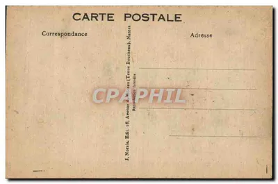 Piękni Makrelowcy — scena targowa — J. Nozais, Nantes, n°15 — Rewers
