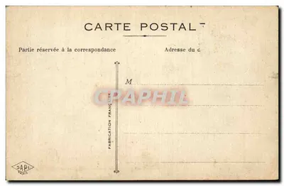 Scena humorystyczna — choroba i lekarz — wydawca SAPI Paris — Rewers