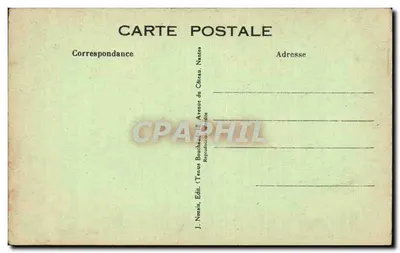 O Coroamento da Rosière — Série 159 — J. Nezzais, Editora Nantes — Verso