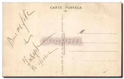 Cena cômica de cama — Editor J. Nozais, Nantes, n°298 — Verso