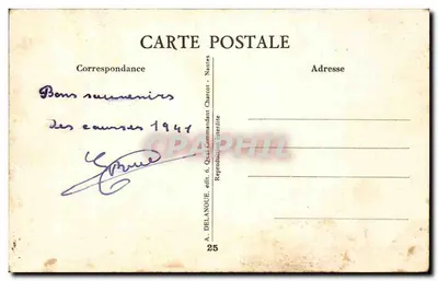 A esposa do agente — Ambos na cama — A. Delanoue, editor. Nantes, n°25 — Verso