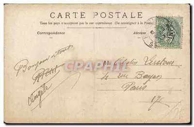 Elbeuf — Monumento aos Mortos pela Pátria — H. Saint-Denis, editor — Verso
