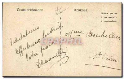 Fécamp — Stara domowa z XVI wieku — ND — Rewers