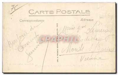 Fécamp - Allgemeiner Blick, aufgenommen vom Sparkasse - G. Palfray, Verleger, Fécamp — Rückseite