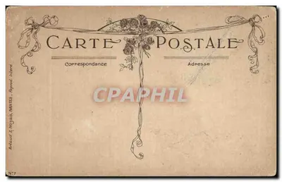 Comediante sorridente — 'On me feras toujours rire !' — Ahlaud & Nogais, NANTES, N°17 — Verso