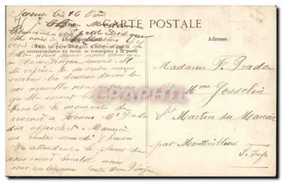 Fécamp — Vista general — Editor no identificado, n.º de serie 60 — Reverso