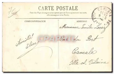 LE HAVRE — Perspektywa Wielkiego Przystani — LL. — Rewers