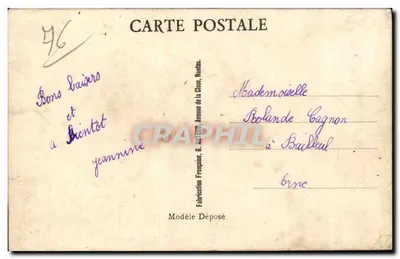 CARTE SYSTEME Le Havre - Souvenir - Illustration - Le Coup d'Pepin - Stara pocztówka — Rewers
