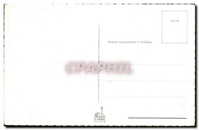 Dziecko oferujące kwiaty matce — Szczesliwy Dzień Matki — R. Hamel Paris, nr 3278 — Rewers