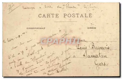 Omgeving van Le Havre — Algemene uitzicht richting Le Havre — Ste ADRESSE, n° 2506 — Achterkant