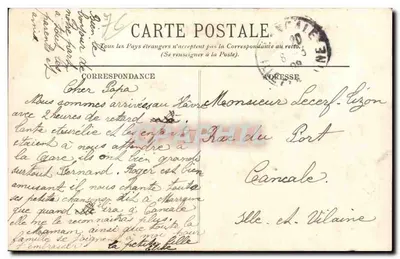 Le Havre — Widok panoramiczny — Wydawca anonimowy, nr 218 — Rewers