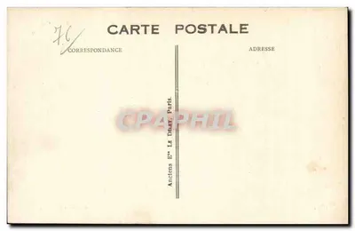 Le Havre — El Ayuntamiento y el Jardín — P. G. Le Havre — Reverso