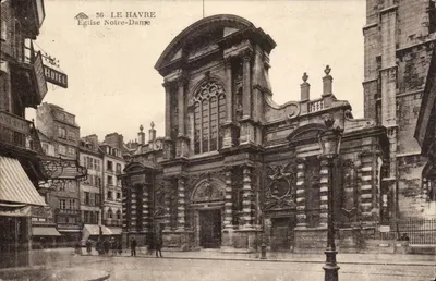 Le Havre — Igreja de Nossa Senhora — Bilhete postal antigo n°36