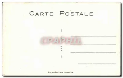 Mulher em maiô — cena de cais com farol — A.P.F. - NANTES — Verso
