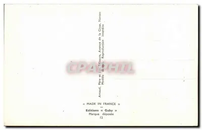 Sessão de esporte na praia — três mulheres em maiôs e um homem — editor Arcaud, Père et Fils, Nantes — Verso