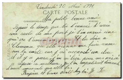 ¡Cuidado de no coser allí! — la válvula — E. Lanars, n°1210 — Reverso