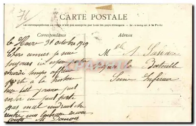 Le Havre-Sainte-Adresse — Vista tirada da base da falésia de La Hève — editor Le Haure, n°84 — Verso