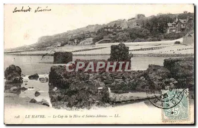 Le Havre — O Cabo da Hève e Sainte-Adresse — LL. — Imprensa Nova Fotográfica, Paris