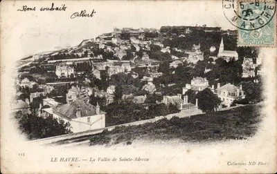 Le Havre — A Vale de Sainte-Adresse — Coleções ND Phot