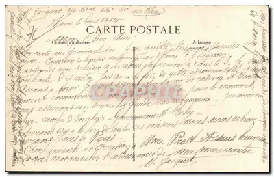 Le Havre — Conjunto da Praia e do Boulevard Albert Ier — Editor: W.D. n°17 — Verso