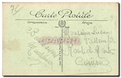 Le Tréport — O Cais François Ier — Visão tirada do Musoir — LL — Verso