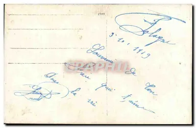 Soldado em uniforme — estúdio fotográfico — datada 3/10/1919 — Verso