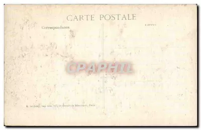 Champguyon — após o bombardeio — E. Le Delej, imp.-edit. 197, Boulevard de Sébastopol, Paris — Verso