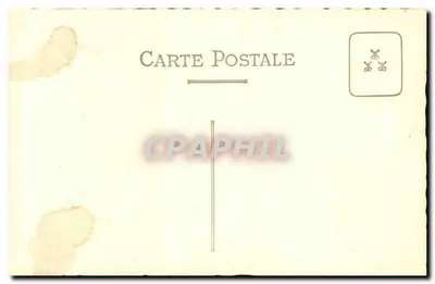 Żołnierz w mundurze — portret — Karta pocztowa — Rewers