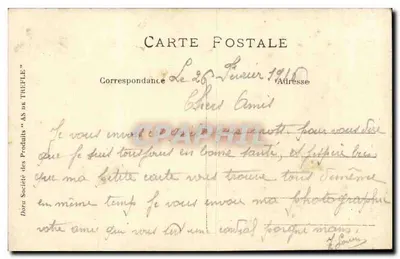 CARTE PHOTO Militaria Poilus Soldat — Verso