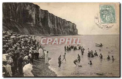 Le Tréport — A Praia com Maré Alta — CPAPHIL n°132