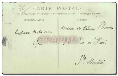Le Tréport — Skały — LL. n°48 — Rewers