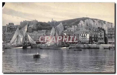 Le Tréport — Vista tirada dos Docks — F.L.
