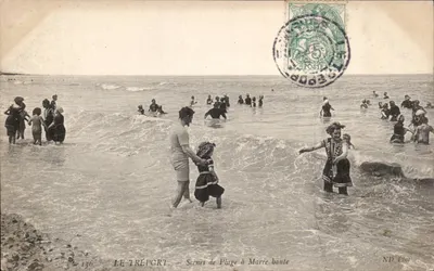 LE TRÉPORT — Cenas de Praia com Maré Alta — ND Phot, n°136