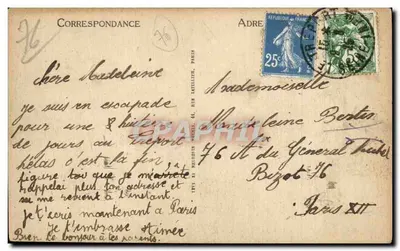 Le Tréport - O Calvário — LL, n°12 — Verso