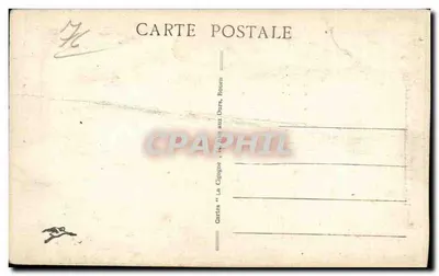 Le Tréport — Molo — Kartka pocztowa n°18, wydana przez La Cigogne, Rouen — Rewers