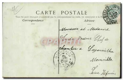 Le Tréport — Kasyno, widok z Esplanade — Arnitie Madeleu, kolekcja ND Phot — Rewers
