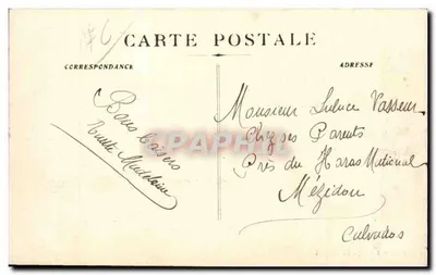 Le Tréport — Panoramiczny Widok Portu z Mostu Retenue — Wydawca Le Tocault, nr 260 — Rewers