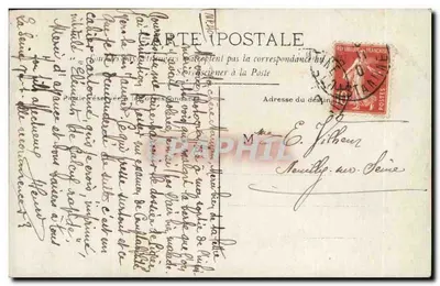 Askere Grubu — İmparatorluk Dönemi — Fransız Kartpostalı — Arka yüz