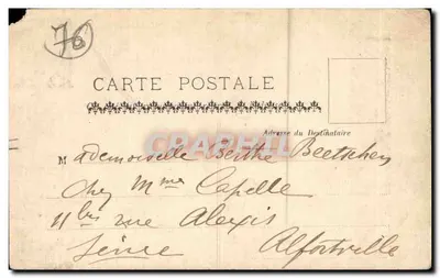 Le Tréport — La Croix de Pierre e Via di Parigi — L.L. — n°15 — Verso