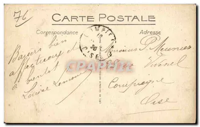 Le Tréport — La "Duquesne", partente per una passeggiata in mare — LL — Verso