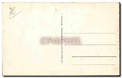 Le Tréport — Plaża — widok z plaży i skał — wydawca ARA, nr 200 — Rewers