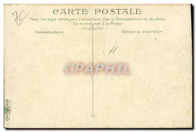 Le Tréport - Statek rybacki w portowym — wydawca anonimowy, nr 23 — Rewers