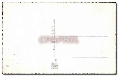 Bouquet de mimosa y violetas — Aniversario — R. HAMEL PARIS n°105 — Reverso