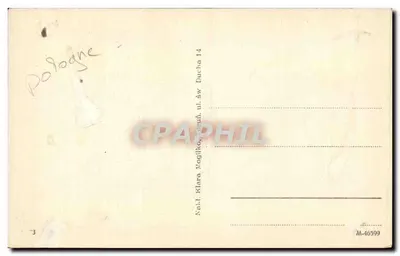 Toruń. Ratusz — editor desconhecido, n° de série M-46599 — Verso