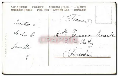 São Petersburgo — Mosteiro de Alexandre Nevsky — M. ST. BERLIN S. 14 — Verso