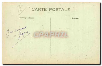 Le Tréport — Ondas vindo arrebentar nos parapeitos de Mers diante da Agência Marítima — Edit. Arnault, Le Tréport — Verso