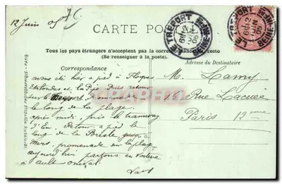 Le Tréport — Le Quai François 1er — LL. — Verso