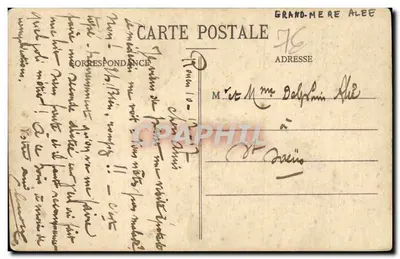 Rouen - Les Quais - Widok z pontu przewozowego — C.V. - 301 — Rewers